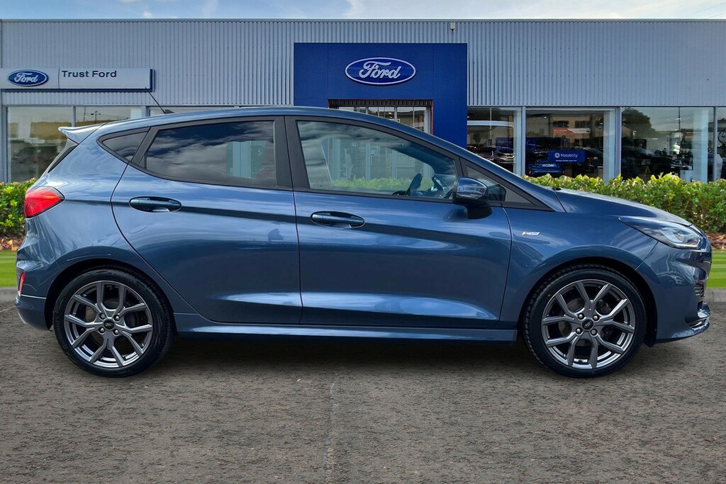 Ford Fiesta 1.0T Ecoboost St-line Hatchback FG23NWA Blue #3