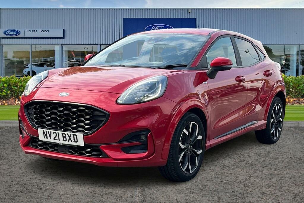 Ford Puma 1.0 Ecoboost Hybrid Mhev St-line X Digital Das NV21BXD Red #5