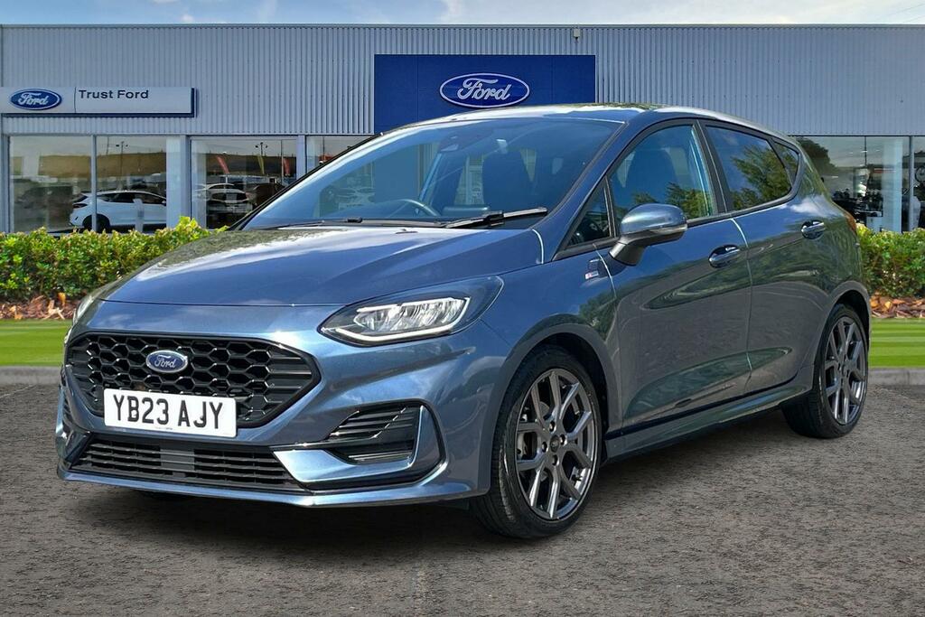 Ford Fiesta 1.0 Ecoboost Hybrid Mhev 125 St-line Edition YB23AJY Blue #5
