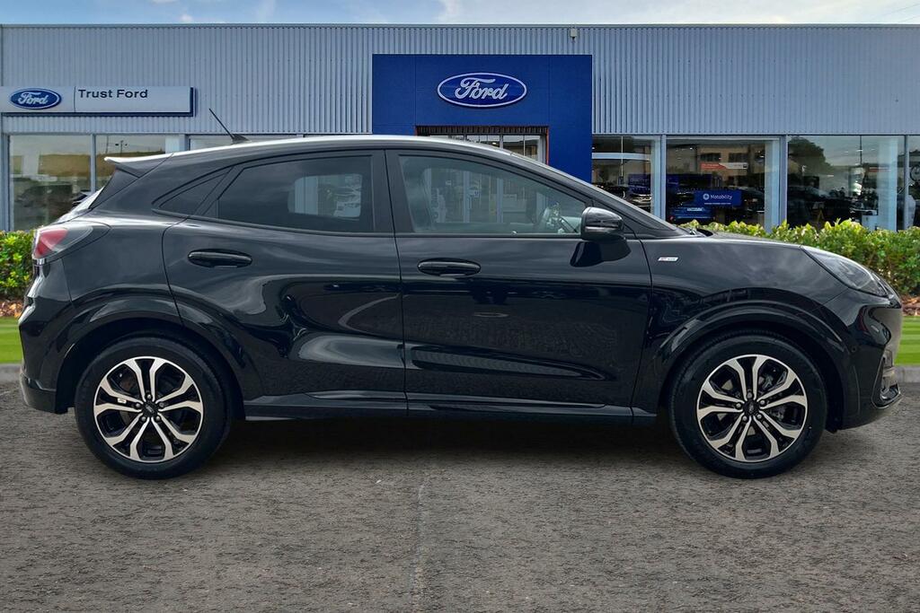 Ford Puma 1.0T Ecoboost Mhev St-line Suv Hybrid M LJ73NNR Black #3