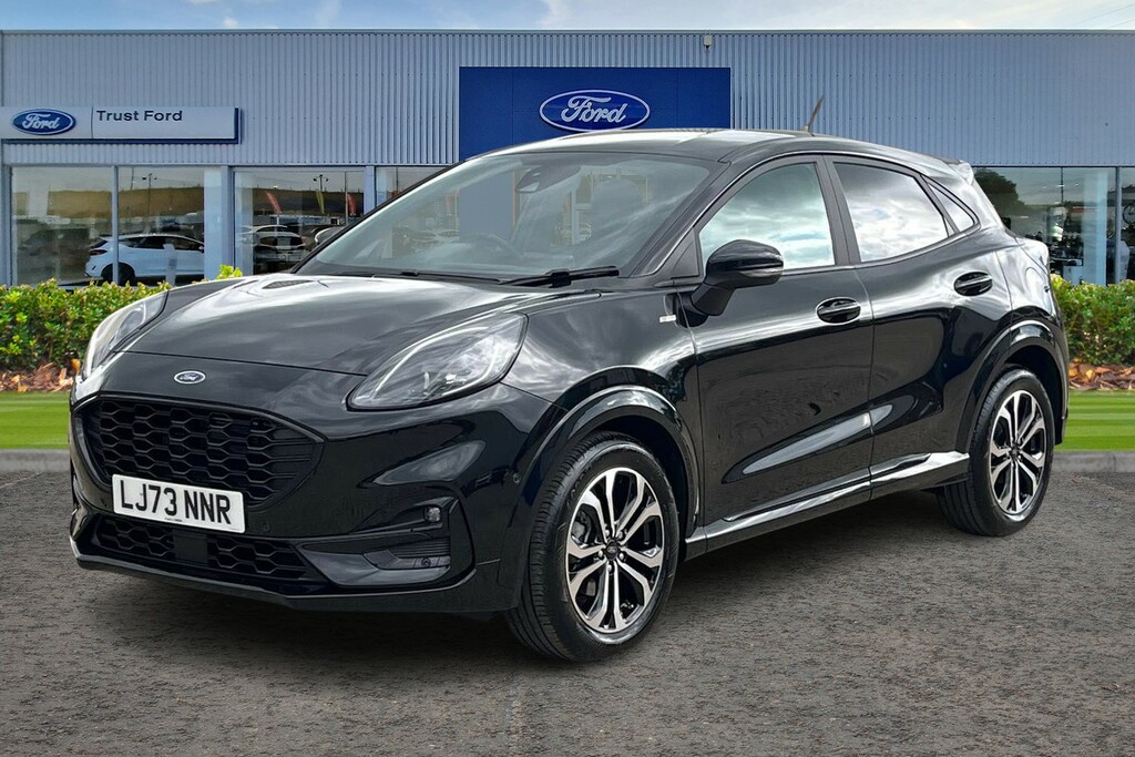 Ford Puma 1.0T Ecoboost Mhev St-line Suv Hybrid M LJ73NNR Black #5
