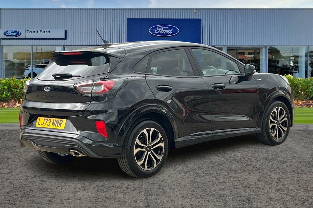 Ford Puma 1.0T Ecoboost Mhev St-line Suv Hybrid M LJ73NNR Black #4