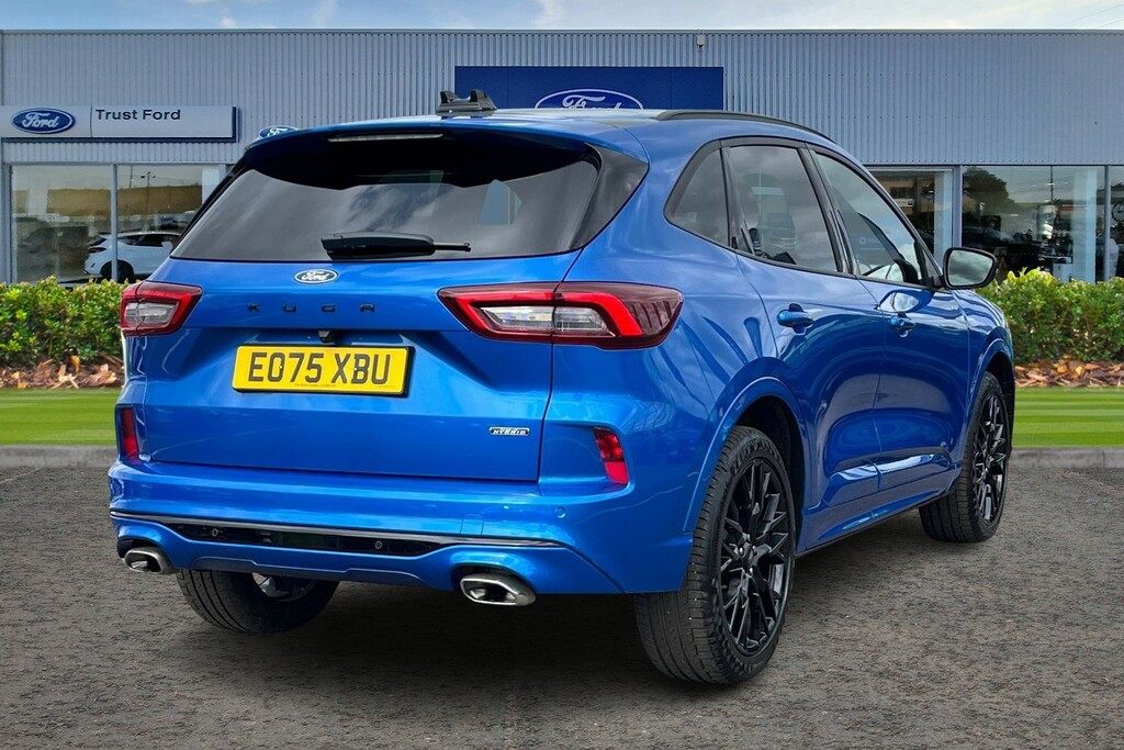 Ford Kuga 2.5 Duratec 14.4Kwh St-line X Black Package Suv EO75XBU Blue #4