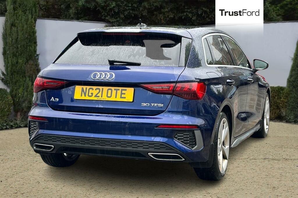 Audi A3 30 Tfsi S Line 5Dr- Virtual Dash NG21OTE Blue #4