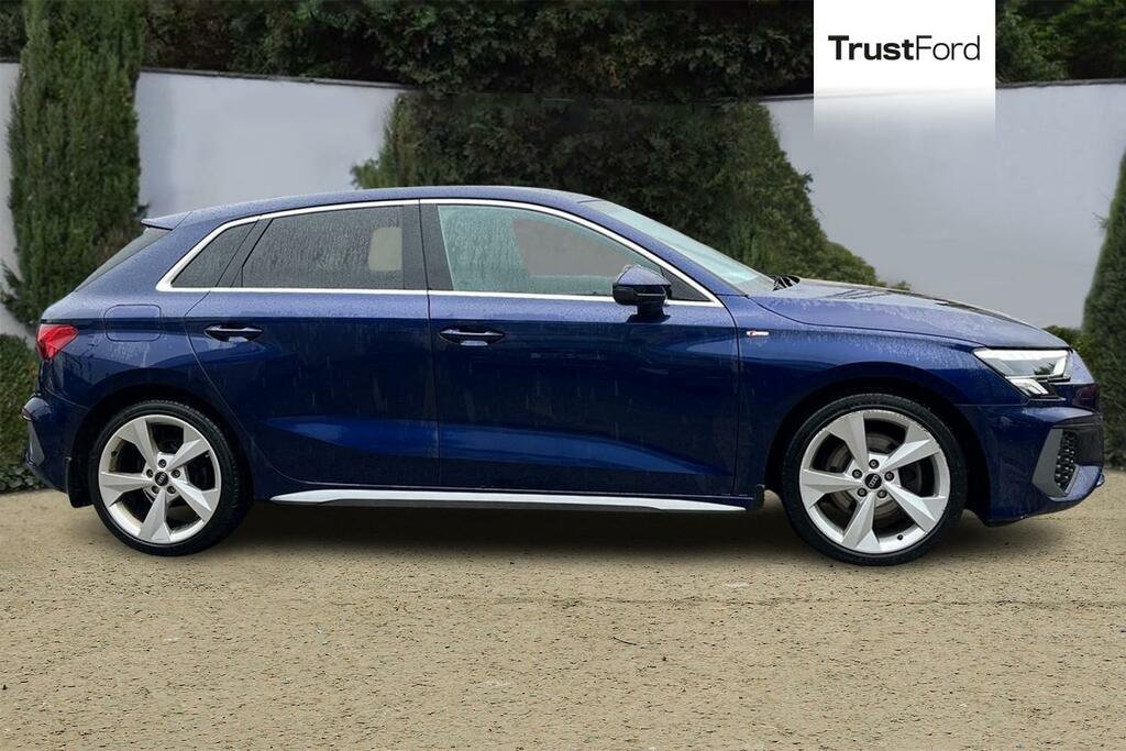 Audi A3 30 Tfsi S Line 5Dr- Virtual Dash NG21OTE Blue #3