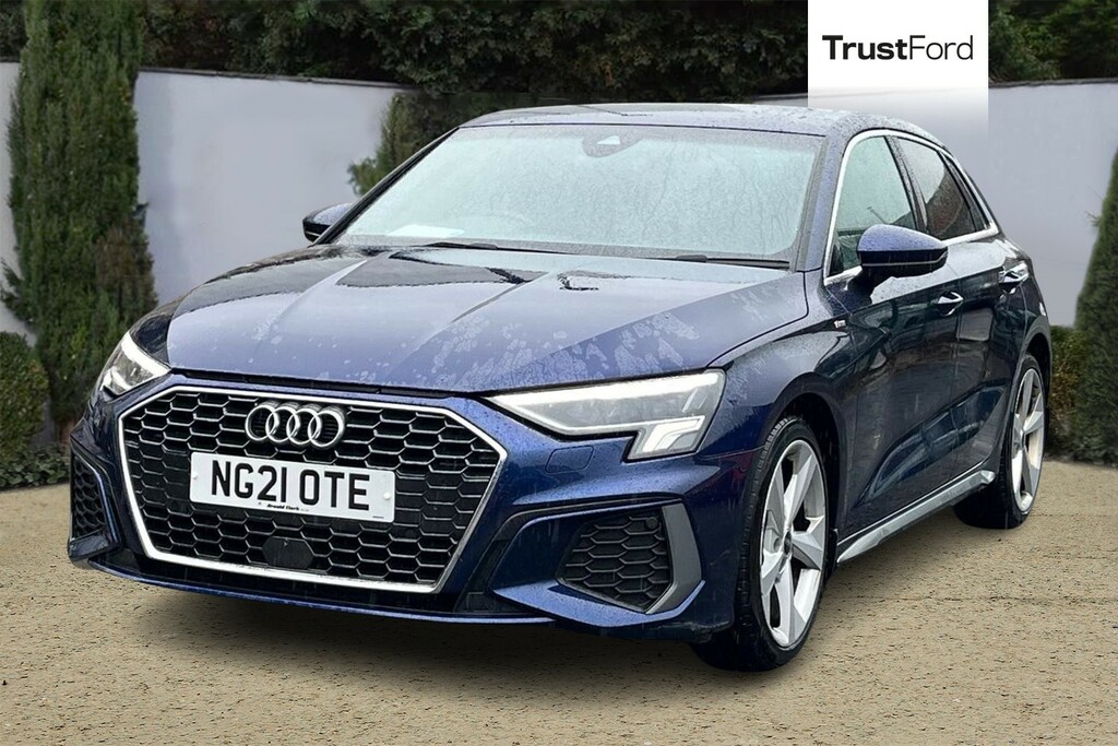 Audi A3 30 Tfsi S Line 5Dr- Virtual Dash NG21OTE Blue #5