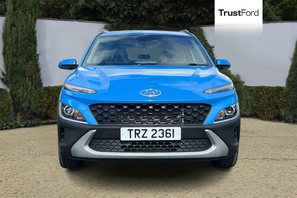 Hyundai Kona 1.0 T-gdi Mhev Se Connect Suv Hybrid Ma TRZ2361 Blue #6