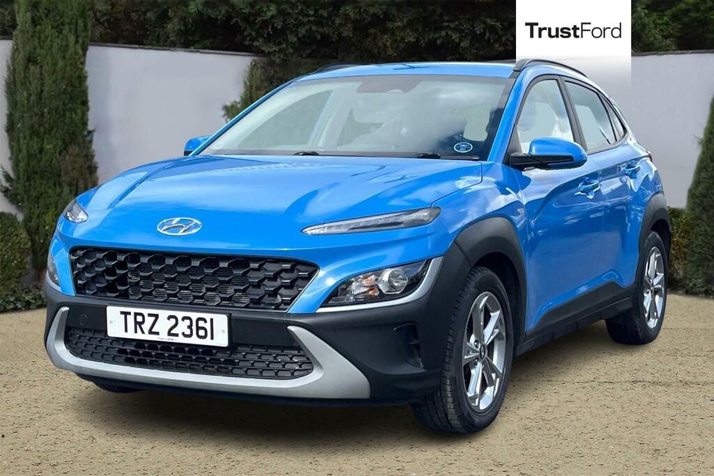 Hyundai Kona 1.0 T-gdi Mhev Se Connect Suv Hybrid Ma TRZ2361 Blue #5