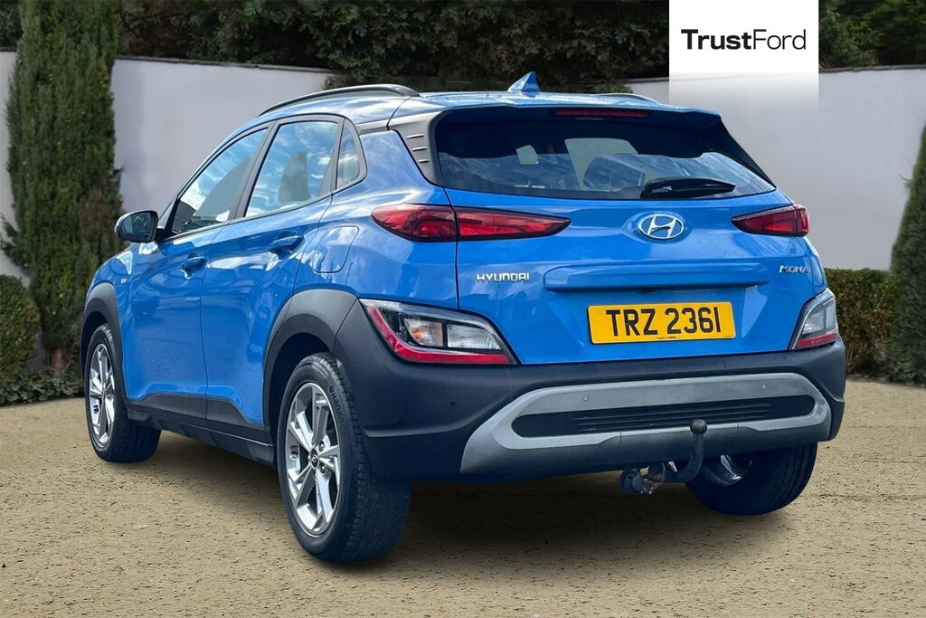 Hyundai Kona 1.0 T-gdi Mhev Se Connect Suv Hybrid Ma TRZ2361 Blue #2