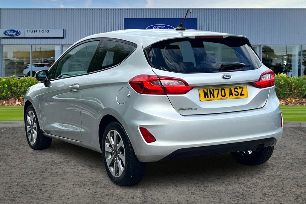 Ford Fiesta 1.0 Ecoboost 95 Trend Sync 3 With Apple Carpla WN70ASZ Silver #2