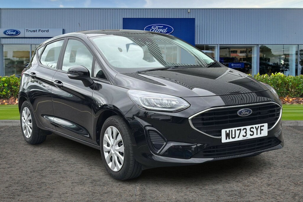 Ford Fiesta 1.0 Ecoboost Trend With Led Lights Sync 3 With WU73SYF Black