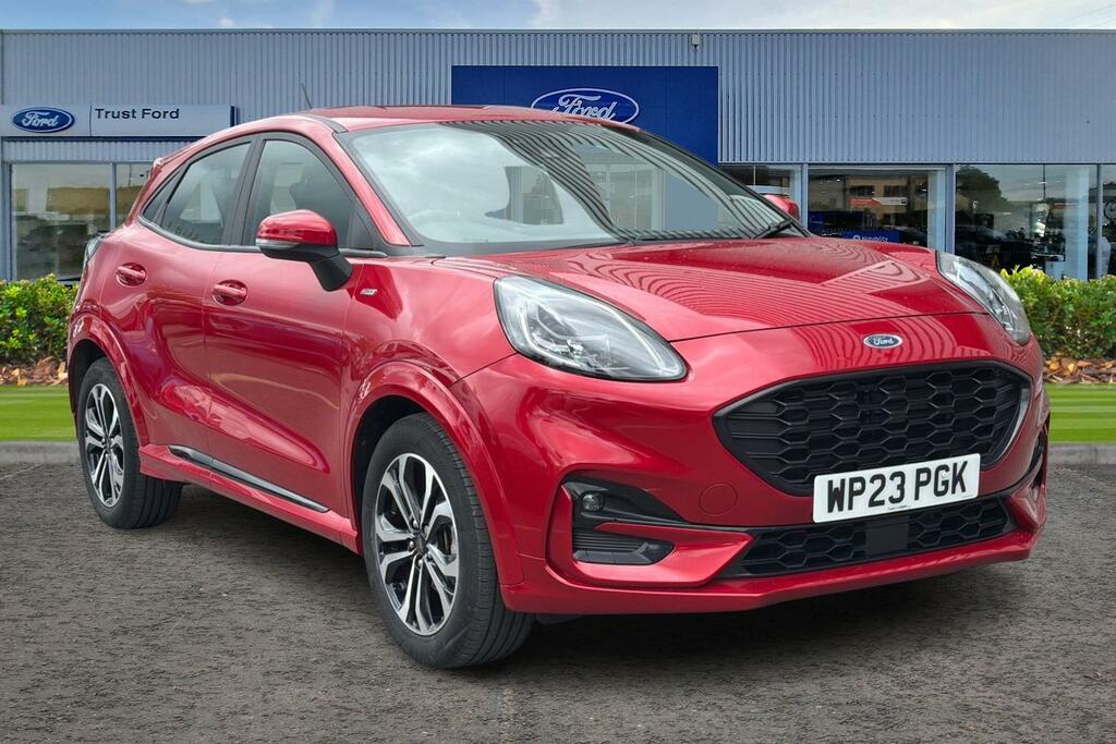Ford Puma 1.0 Ecoboost Hybrid Mhev St-line With Rear Sen Red