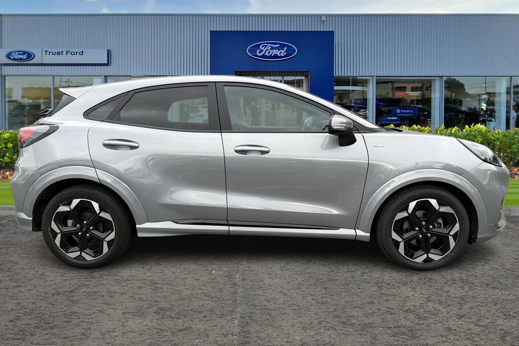 Ford Puma 1.0 Ecoboost Hybrid Mhev St-line X With Sat Na DC24WME Silver #3