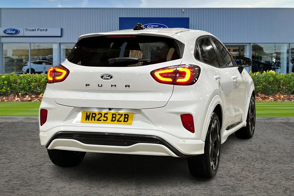 Ford Puma 1.0 Ecoboost Hybrid Mhev 155 St-line X Dct 5Dr- Ap WR25BZB White #4
