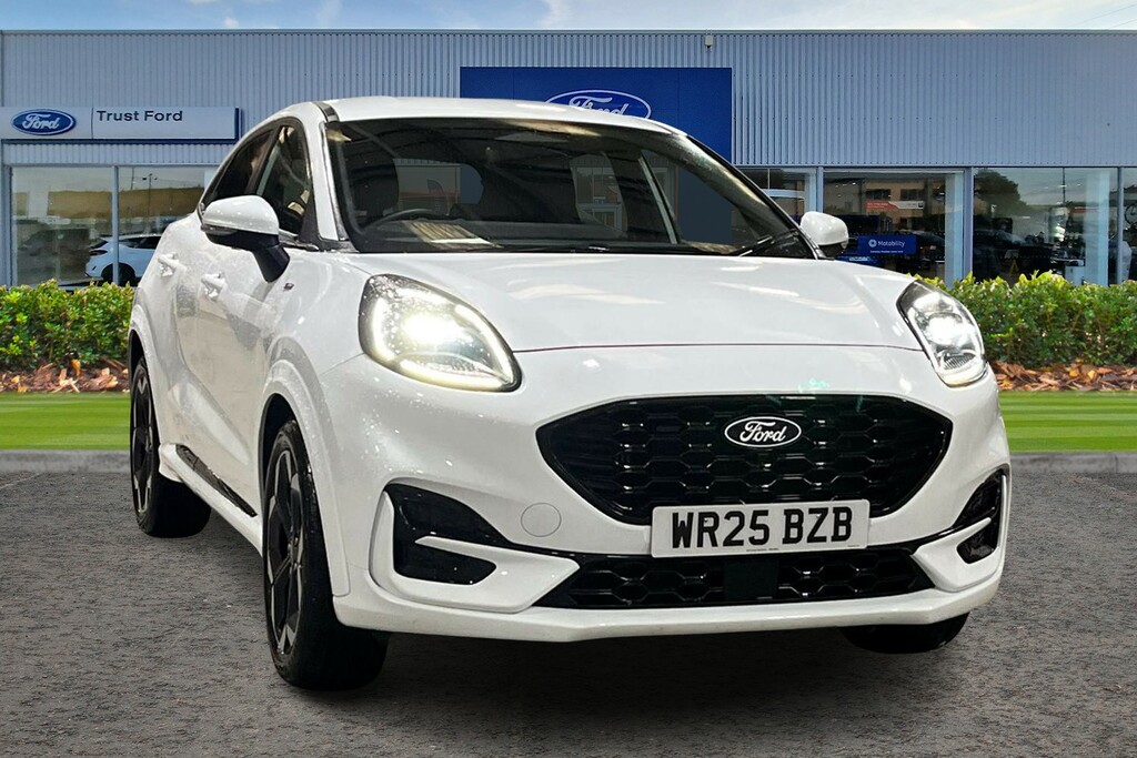 Ford Puma 1.0 Ecoboost Hybrid Mhev 155 St-line X Dct 5Dr- Ap White