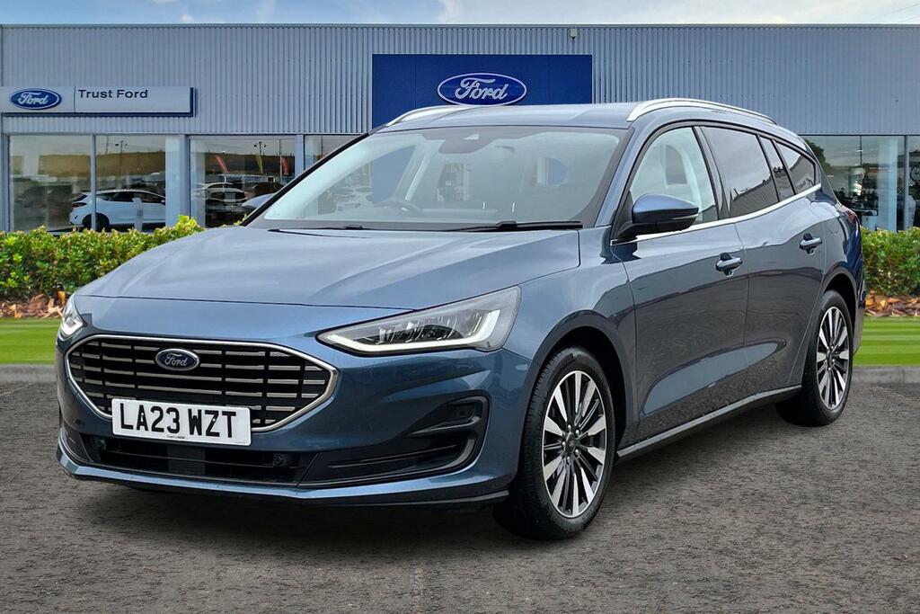 Ford Focus 1.0T Ecoboost Mhev Titanium X Edition Estate P LA23WZT Blue #5