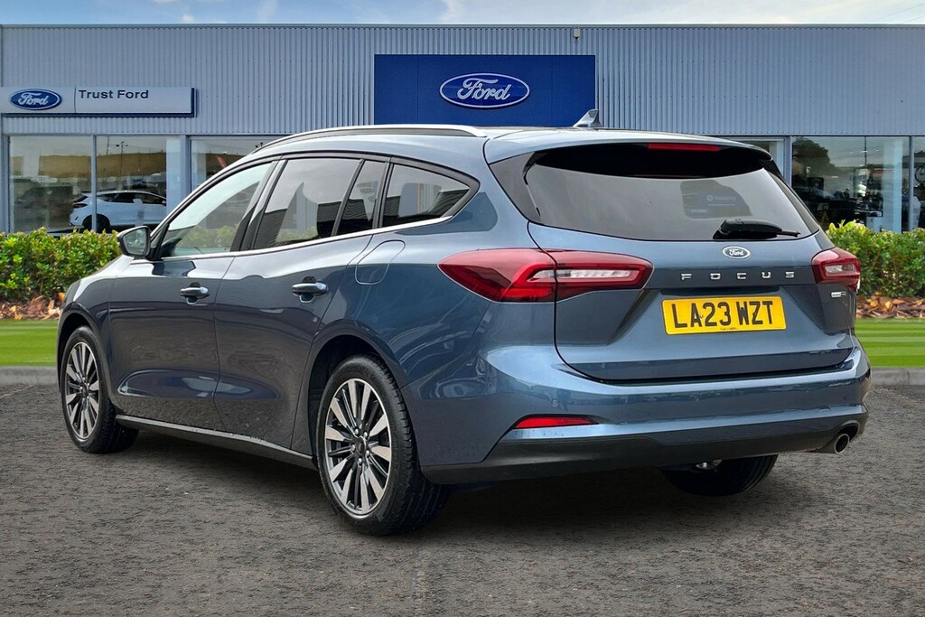 Ford Focus 1.0T Ecoboost Mhev Titanium X Edition Estate P LA23WZT Blue #2