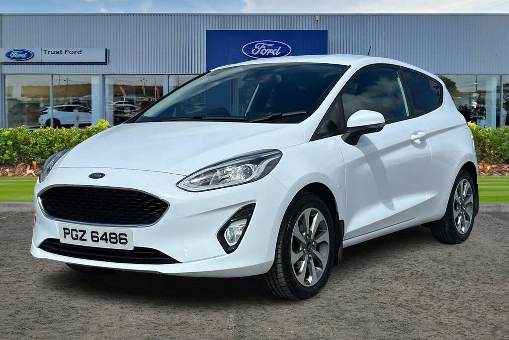 Ford Fiesta 1.0 Ecoboost 95 Trend Navigation PGZ6486 White #5