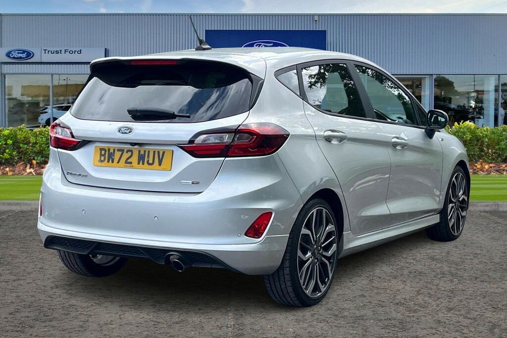 Ford Fiesta 1.0 Ecoboost Hbd Mhev 125 St-line X Digit BW72WUV Silver #4