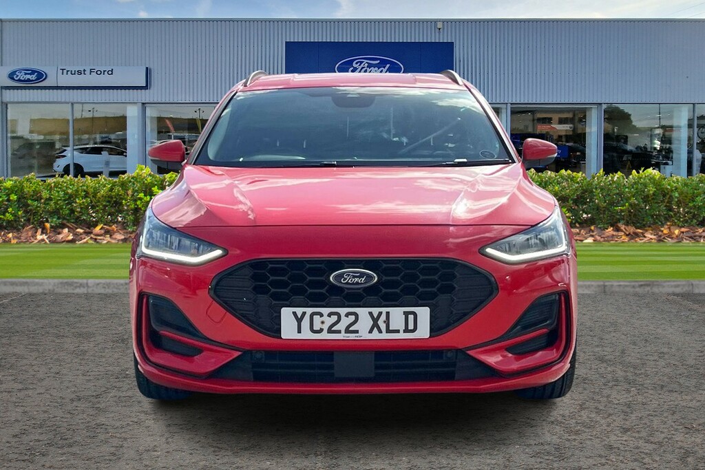 Ford Focus 1.5 Ecoblue St-line With Satellite Navig YC22XLD Red #6