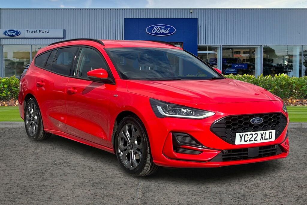 Ford Focus 1.5 Ecoblue St-line With Satellite Navig Red