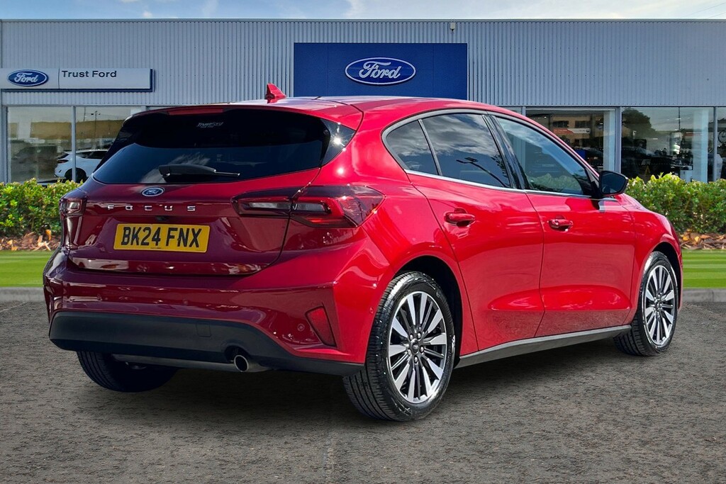 Ford Focus 1.0T Ecoboost Mhev Titanium X Hatchback BK24FNX Red #4