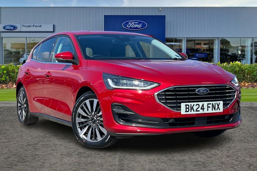 Ford Focus 1.0T Ecoboost Mhev Titanium X Hatchback Red