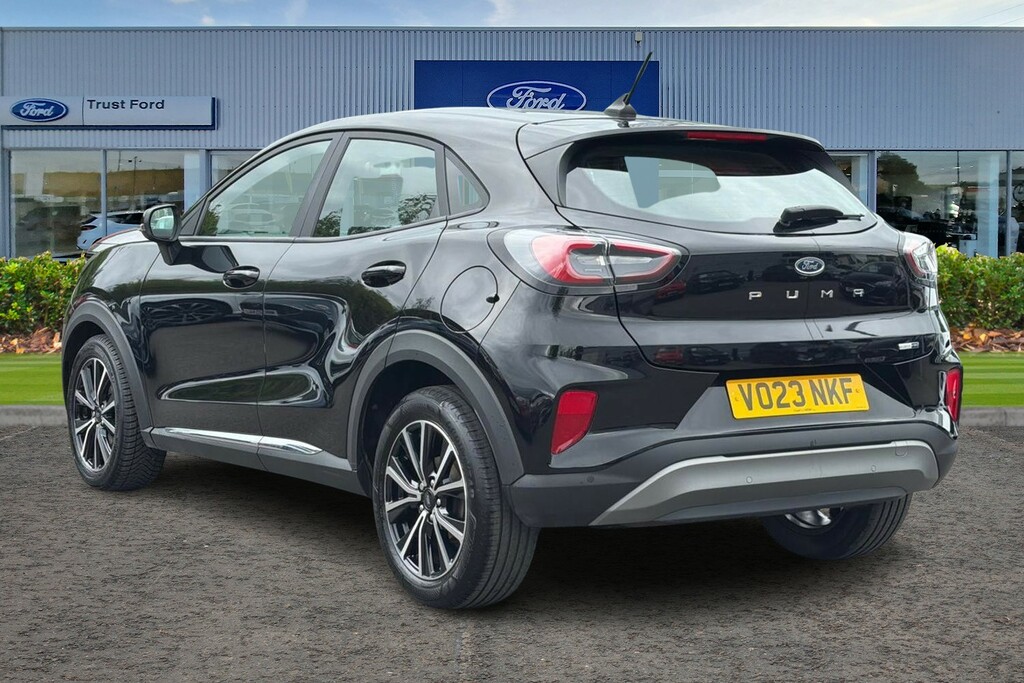 Ford Puma 1.0 Ecoboost Hybrid Mhev 155 Titanium With Sat VO23NKF Black #2