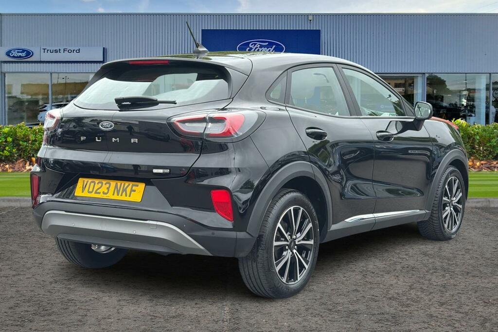 Ford Puma 1.0 Ecoboost Hybrid Mhev 155 Titanium With Sat VO23NKF Black #4