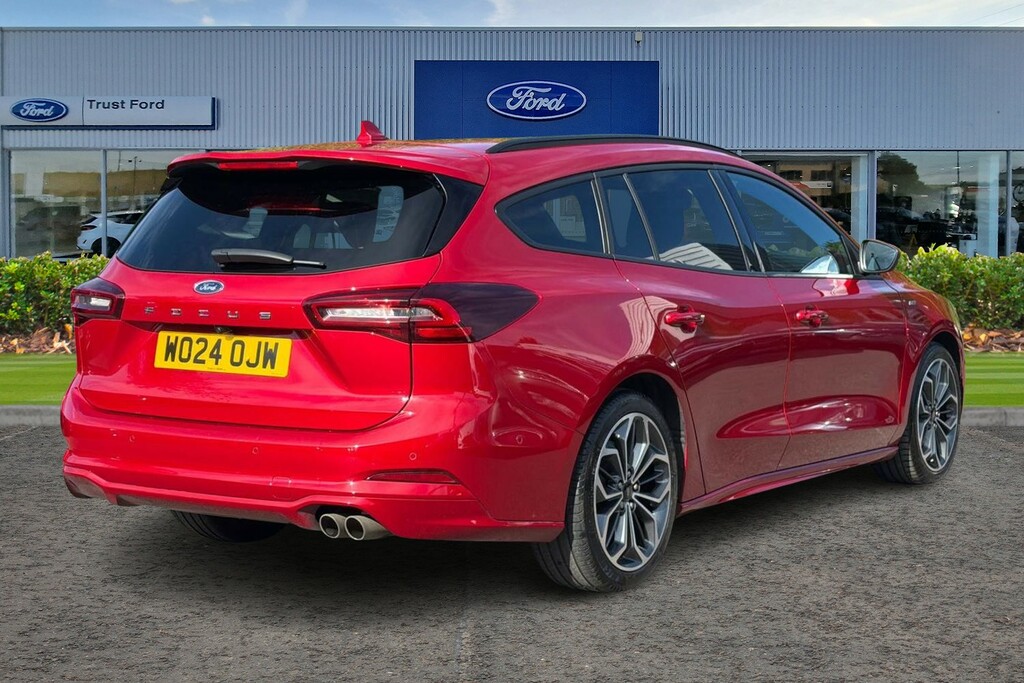 Ford Focus 1.0 Ecoboost Hybrid Mhev 155 St-line X Wi WO24OJW Red #4