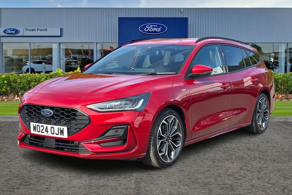 Ford Focus 1.0 Ecoboost Hybrid Mhev 155 St-line X Wi WO24OJW Red #5