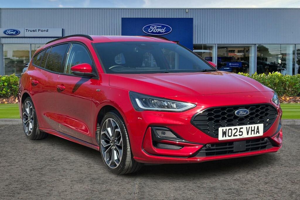 Ford Focus 1.0 Ecoboost Hybrid Mhev 155 St-line X B Red