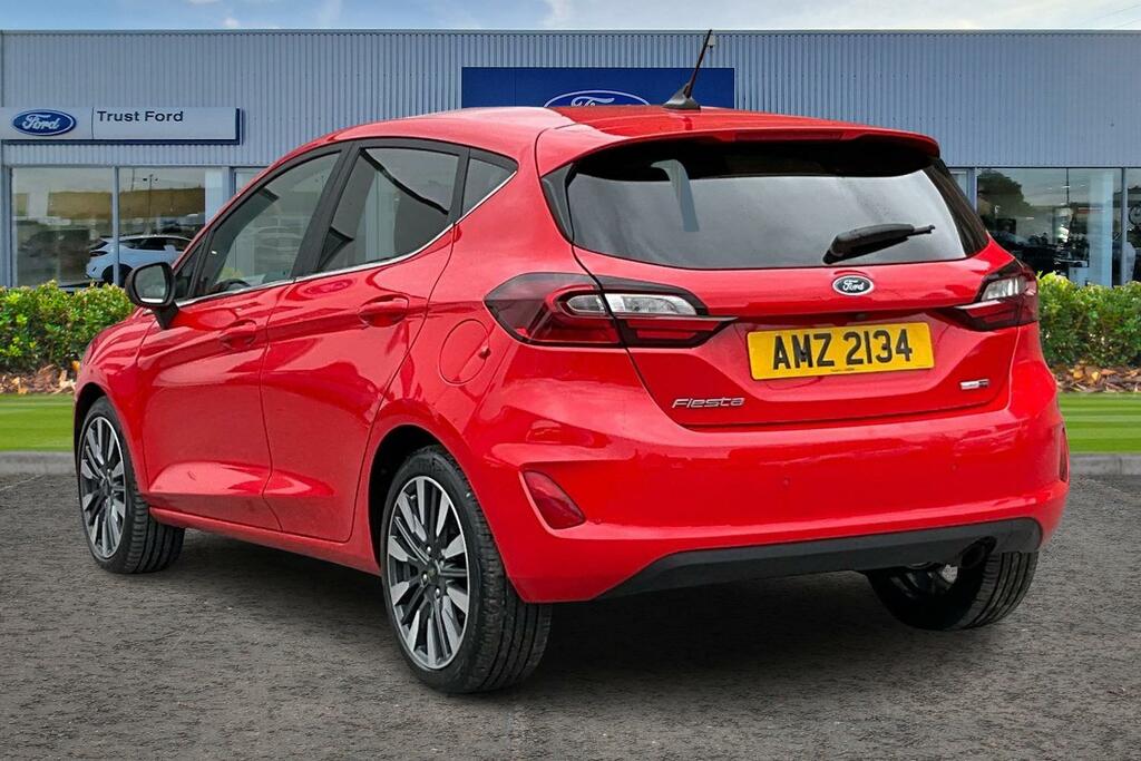 Ford Fiesta 1.0 Ecoboost Hbd Mhev 125 Titanium X AMZ2134 Red #2