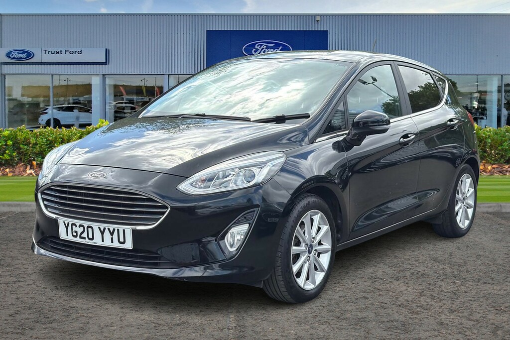 Ford Fiesta 1.0 Ecoboost Titanium With Rear Sensors Sat Na YG20YYU Black #5