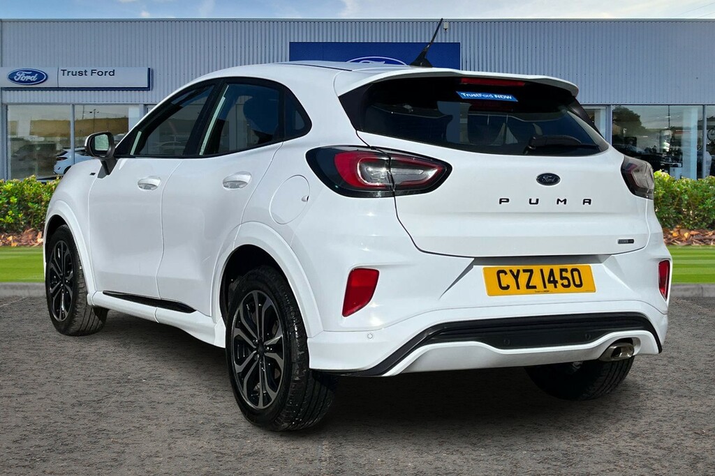 Ford Puma 1.0 Ecoboost Hybrid Mhev St-line CYZ1450 White #2