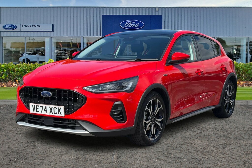 Ford Focus 1.0 Ecoboost Hybrid Mhev Active X Active Cruis VE74XCK Red #5