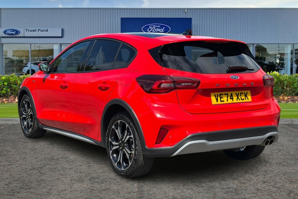 Ford Focus 1.0 Ecoboost Hybrid Mhev Active X Active Cruis VE74XCK Red #2