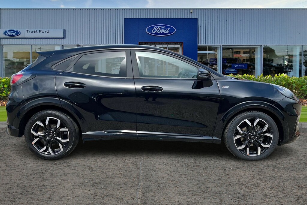 Ford Puma 1.0T Ecoboost Mhev St-line X Suv Hybrid LC73BLY Black #3