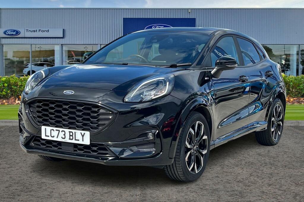 Ford Puma 1.0T Ecoboost Mhev St-line X Suv Hybrid LC73BLY Black #5