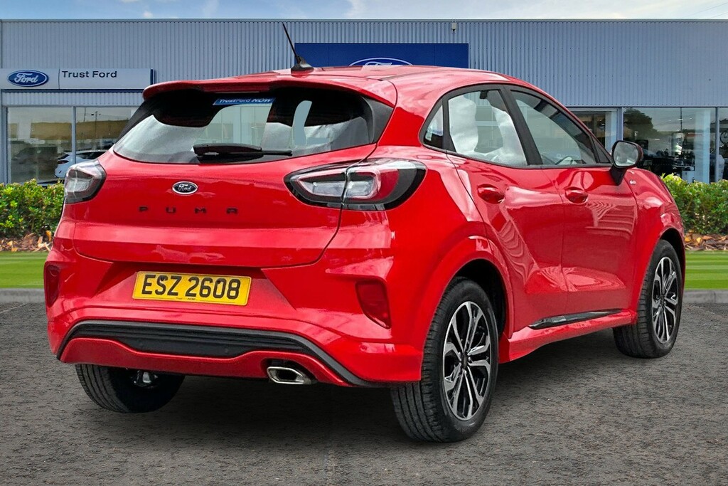Ford Puma 1.0 Ecoboost St-line Charging P Red #4