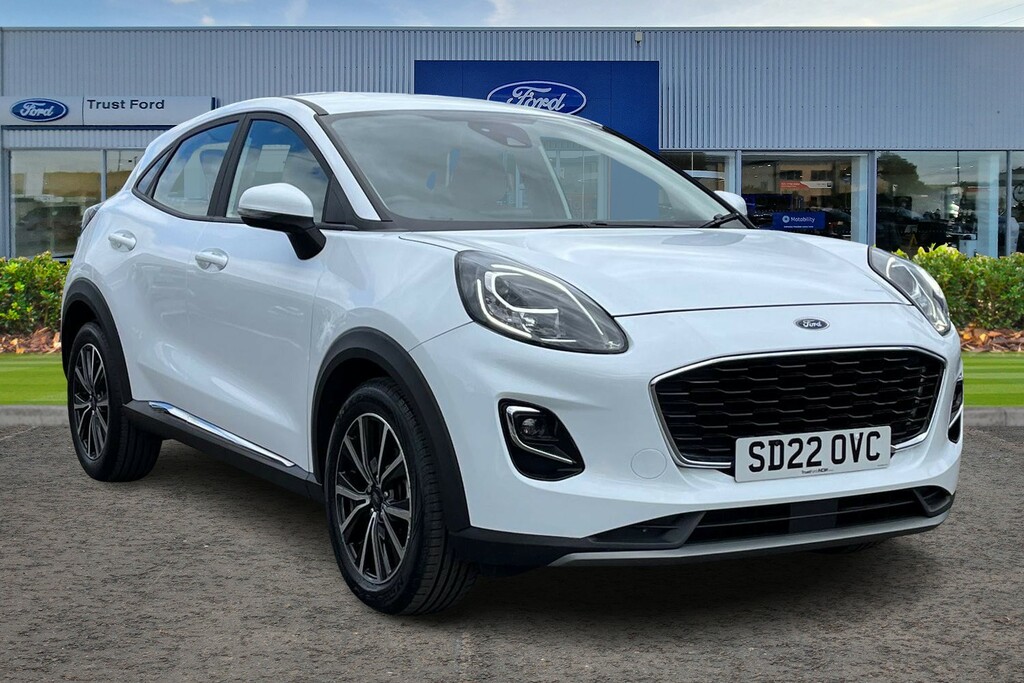 Ford Puma 1.0T Ecoboost Mhev Titanium Suv Hybrid White