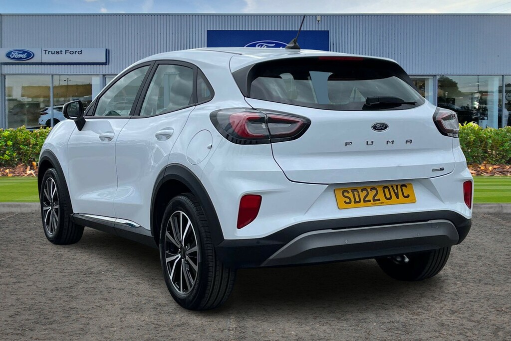 Ford Puma 1.0T Ecoboost Mhev Titanium Suv Hybrid SD22OVC White #2
