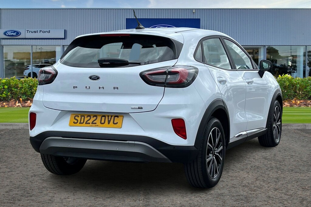 Ford Puma 1.0T Ecoboost Mhev Titanium Suv Hybrid SD22OVC White #4