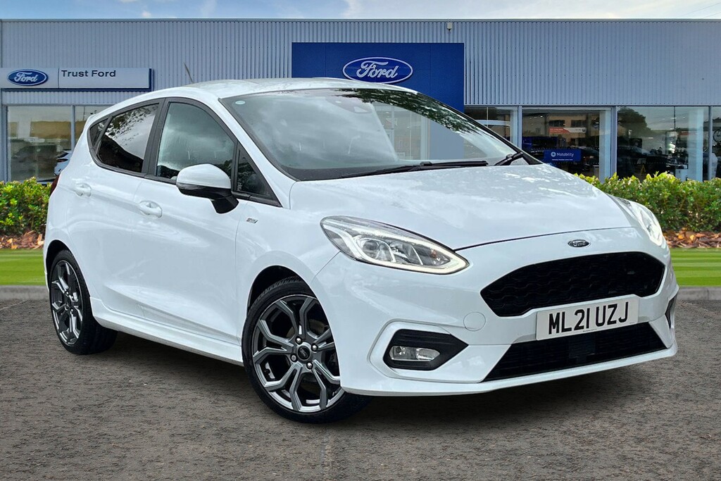 Ford Fiesta 1.0 Ecoboost Hybrid Mhev 125 St-line Edition H White