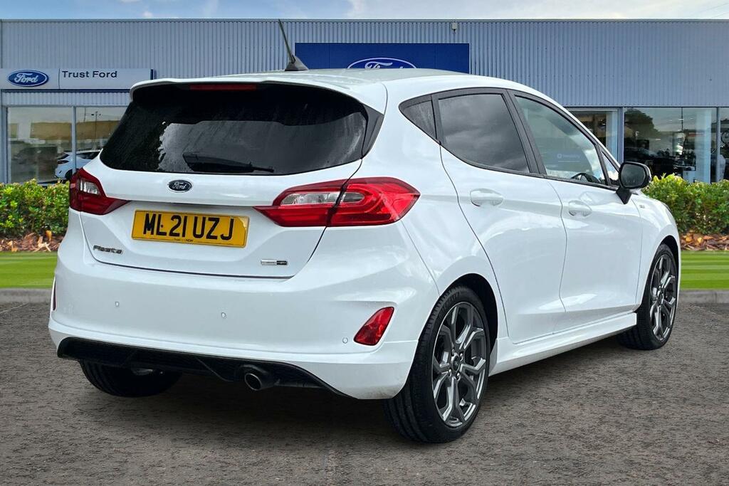 Ford Fiesta 1.0 Ecoboost Hybrid Mhev 125 St-line Edition H ML21UZJ White #4