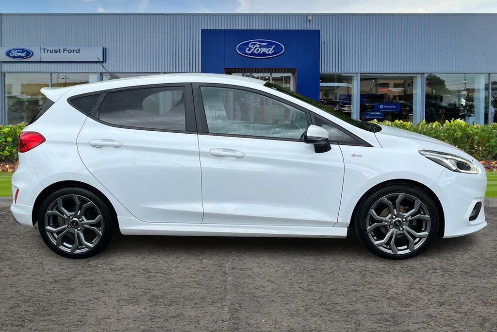 Ford Fiesta 1.0 Ecoboost Hybrid Mhev 125 St-line Edition H ML21UZJ White #3