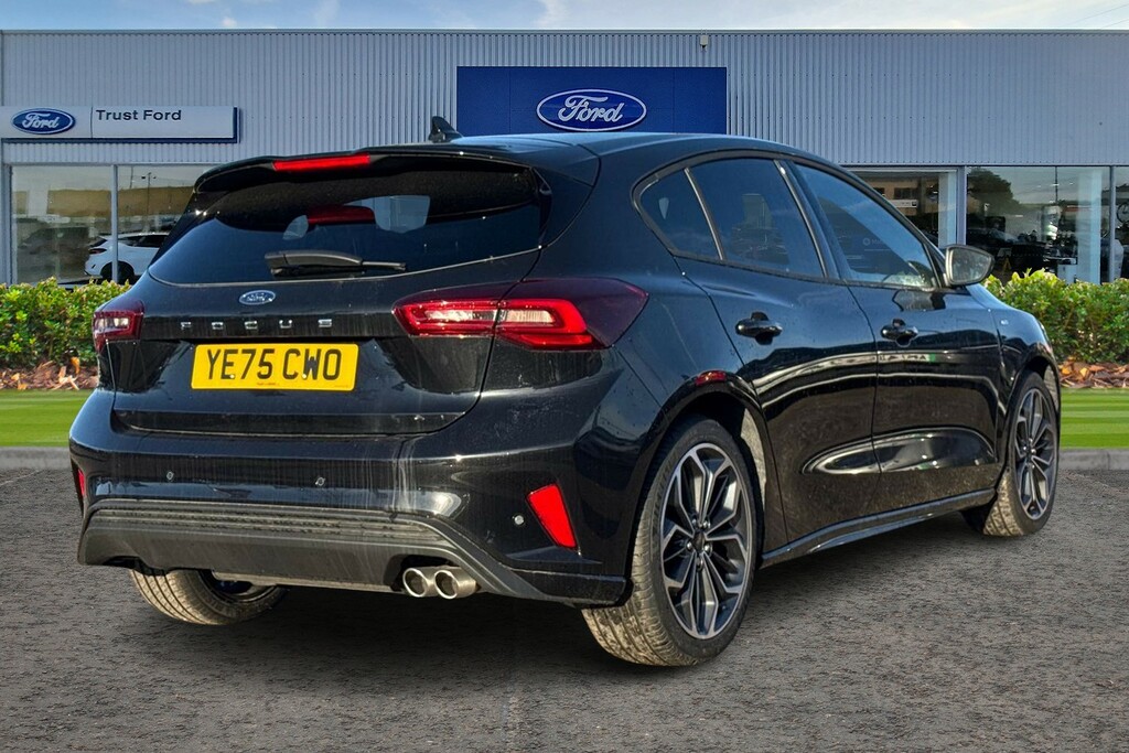 Ford Focus 1.0 Ecoboost Hybrid Mhev St-line X 5Dr- With Heate YE75CWO Black #4