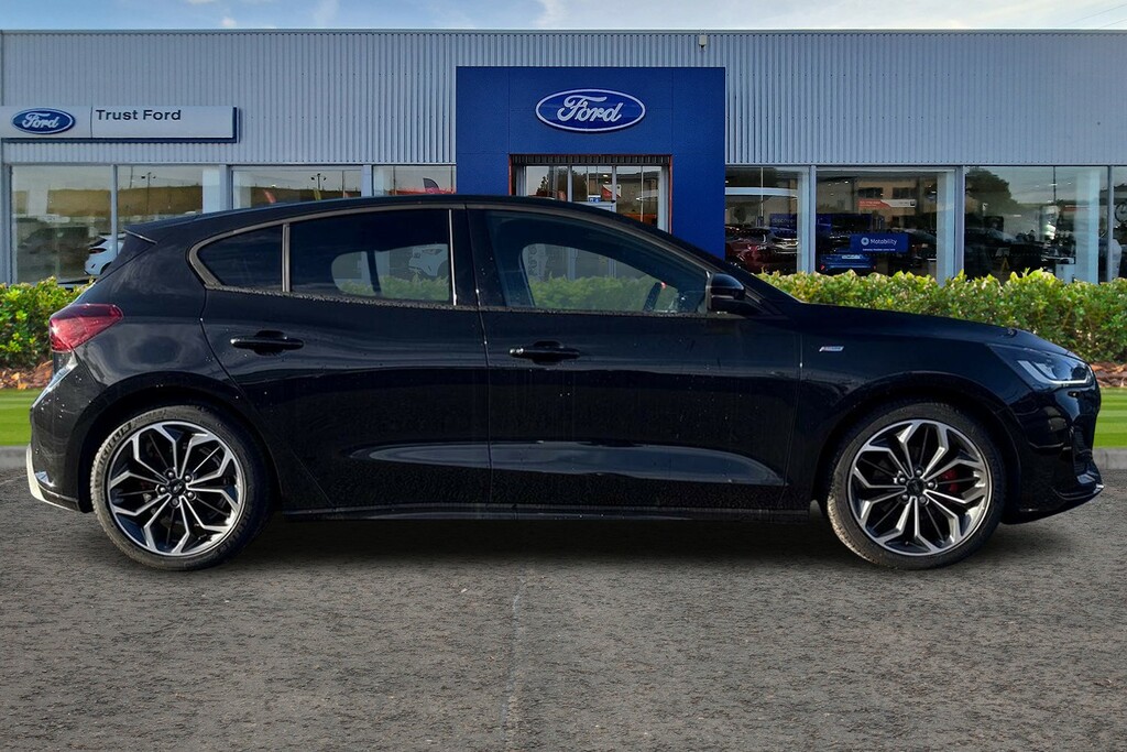 Ford Focus 1.0 Ecoboost Hybrid Mhev St-line X 5Dr- With Heate YE75CWO Black #3