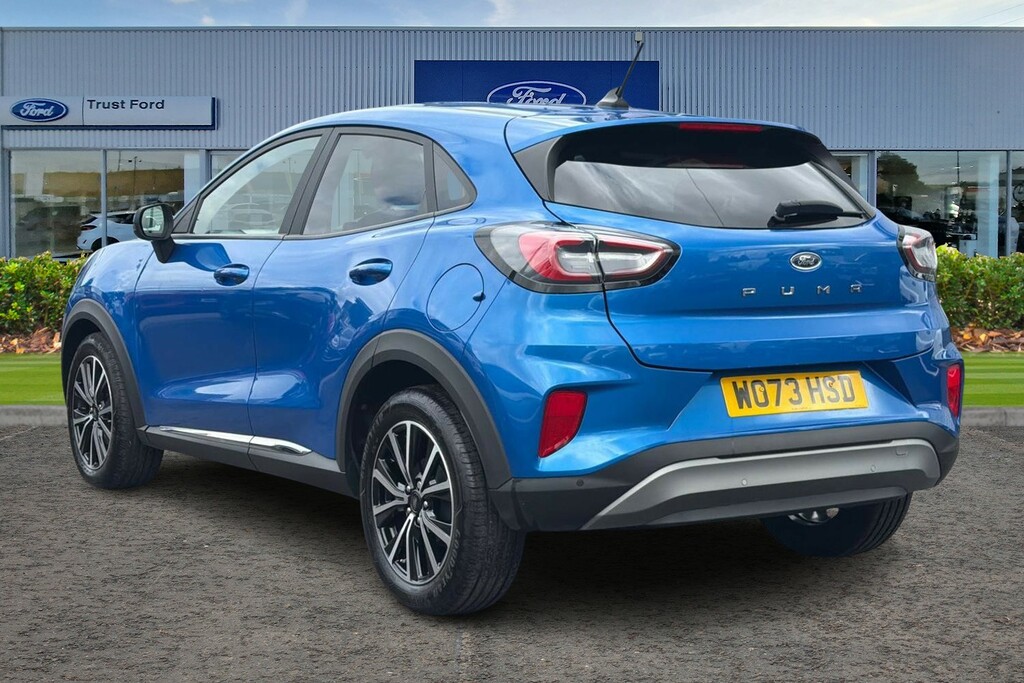Ford Puma 1.0 Ecoboost Hybrid Mhev Titanium With Rear Se WO73HSD Blue #2
