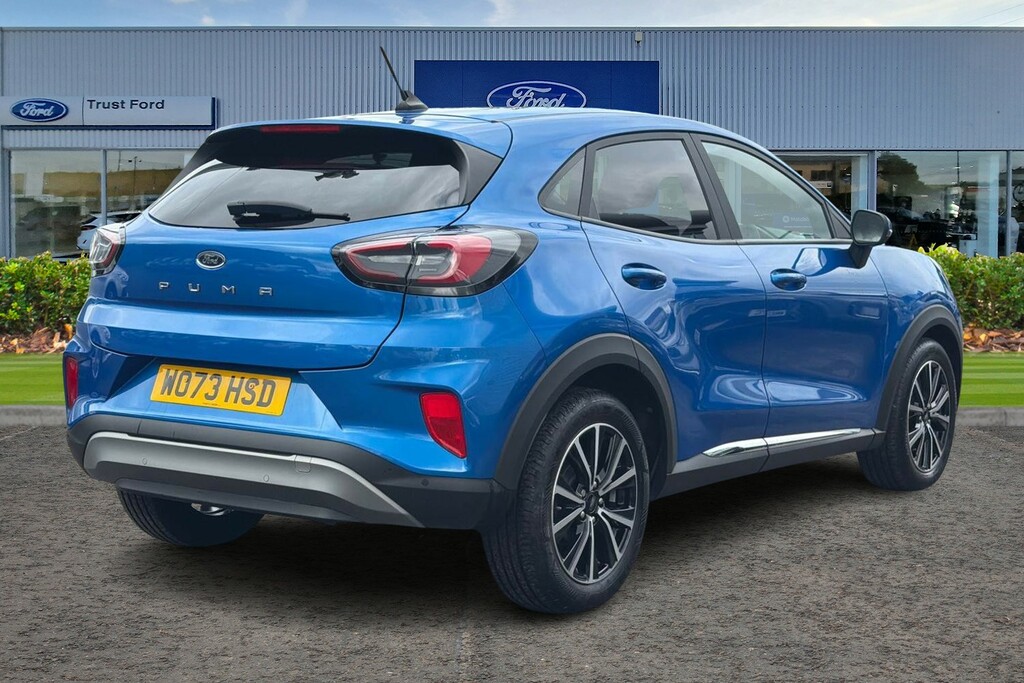 Ford Puma 1.0 Ecoboost Hybrid Mhev Titanium With Rear Se WO73HSD Blue #4
